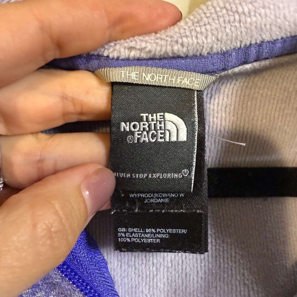 The North Face Women's Agave Full Zip hooded fleece jacket Medium - Picture 2 of 9